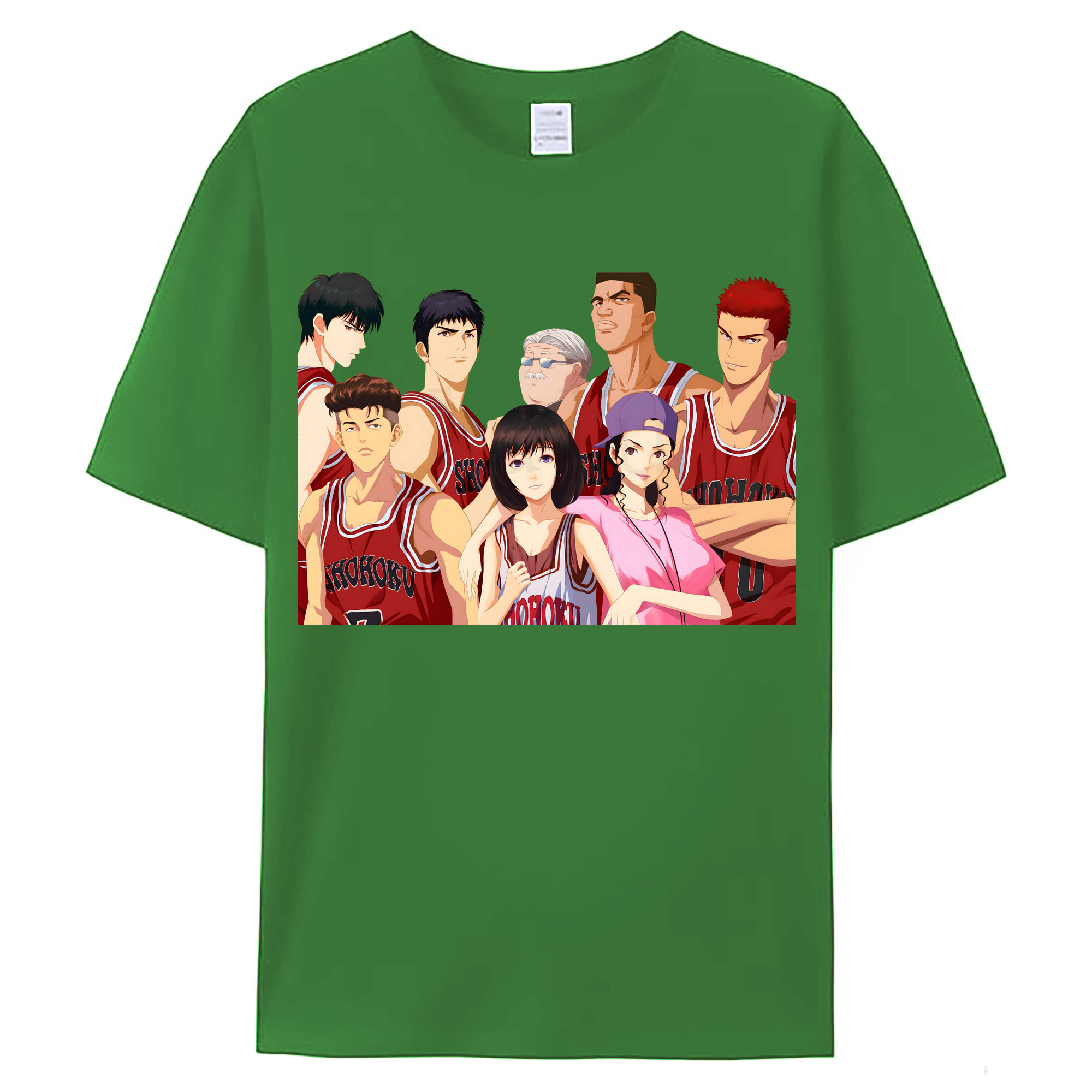 （画像用） SLAM DUNK／スラムダンク レディースカジュアルプリントTシャツ（綿100％）